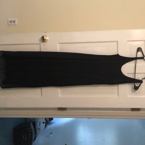 Black maxi dress